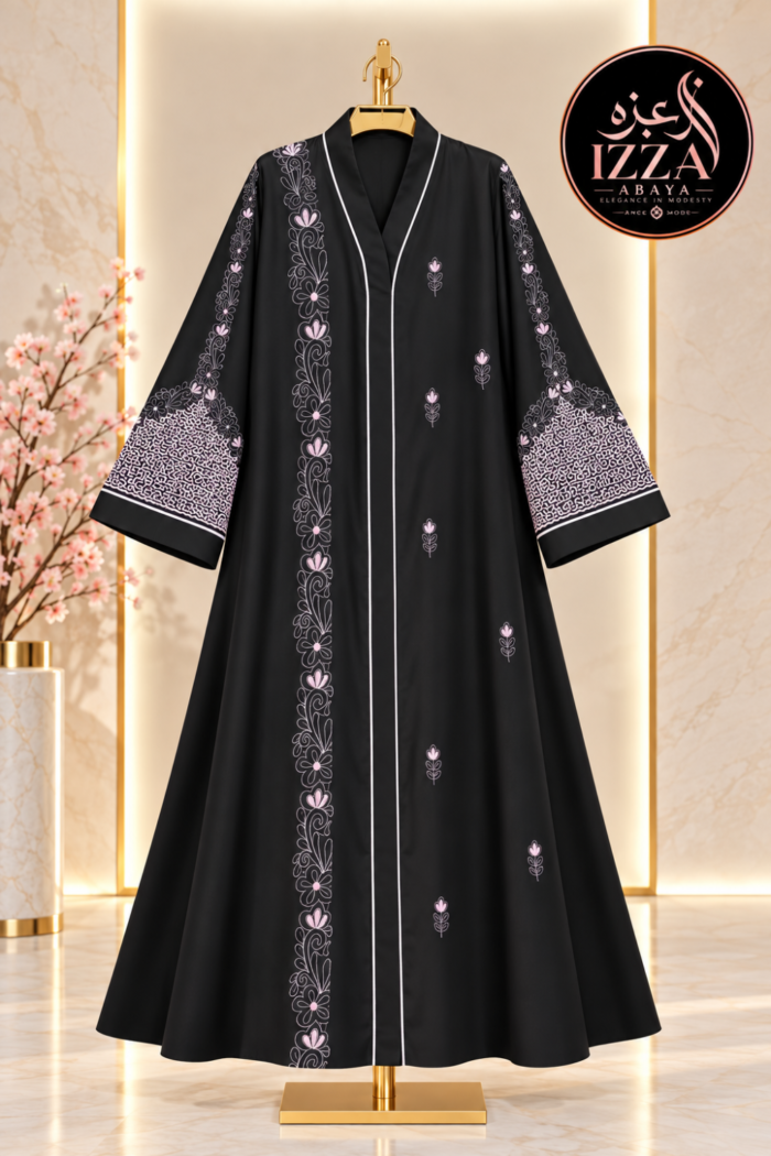 Floral Embroidery Premium Abaya
